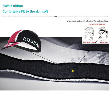 Retro Men's Cycling Caps Outdoor Sports MTB Road Bicycle Hats Unisex Breathable Quick Dry