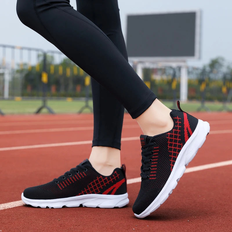 Fashion Womens Running Sneakers High Quality Comfortable Lightweight Casual Shoe Non Slip Breathable Mesh Sports Shoes for Woman