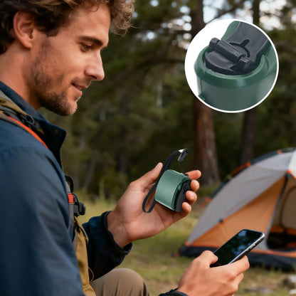 Hand Crank Charger Power Supply Emergencies Gear Backpacking Cellphone Charger for Camping Home Survival Preparedness Outage