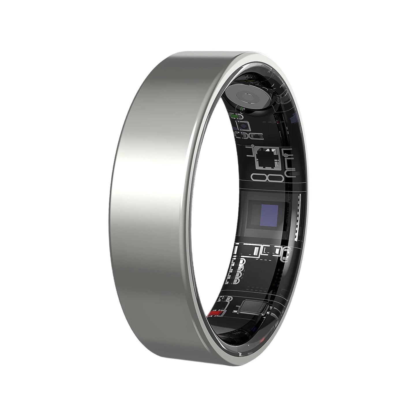 Smart Ring with Charging Case for Men Women, Health and Sleep Monitor, IP68 5ATM Waterproof, Multi-sport Mode