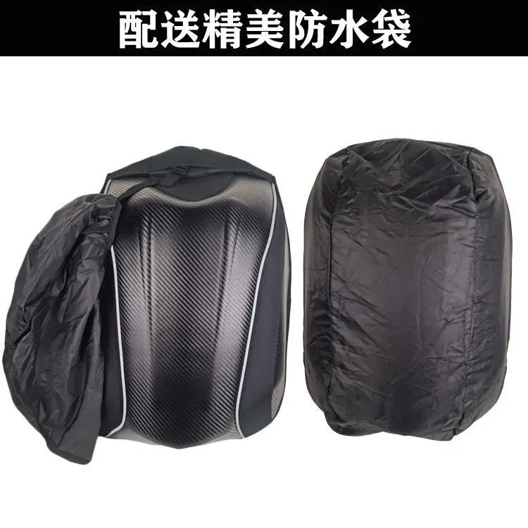 Ogio 30L-48L Waterproof Motorcycle Hard shell backpacks Moto Racing bags MX Motocross Carbon Fiber Full Face Helmet Bags