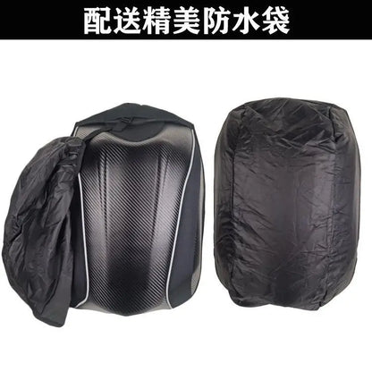 Ogio 30L-48L Waterproof Motorcycle Hard shell backpacks Moto Racing bags MX Motocross Carbon Fiber Full Face Helmet Bags