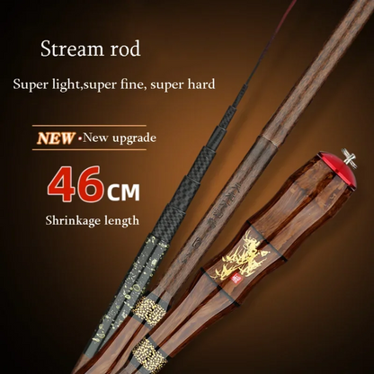 1.8M-4.5M Ultralight Telescopic Fishing Rod Travel SuperHard Stream Lake Hand Pole Carp Feeder Portable Fishing Rods