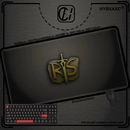 Radio Dj workbench Mouse Pad Cute HD Desk Pad Extended Gaming Keyboard Mats Large 90x40cm XXL Gamer Mousepad