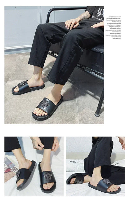Outdoor Man Summer Slippers Indoor Sandals Men Casual Summer Brand Non-slip Wear-resistant Slippers for Men Ultra Soft Slides