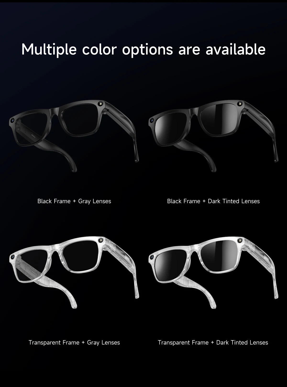 2026 AI Smart Glasses Camera Video Recording AI Photo Recognition Bluetooth Call Translation Voice Assistan Sunglasses Men Women