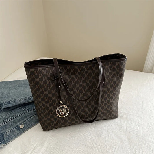 Stylish Tote Bag, Vintage Handbag, Large Underarm Shoulder Bag for Women Suitable for Daily Use, Work, Outdoor, Travel, Shopping