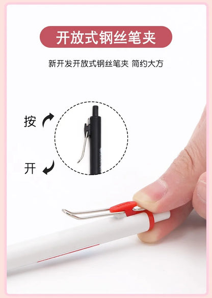 uni-ball one Mitsubishi Limted Gel Pen,Black/Red/Blue/Navy Blue Core Black Technology Signing Canetas for homework,test,meeting