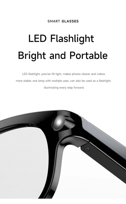 2026 New Smart Glasses Listening To Music Open Listening AI Translation AI Voice Assistant AI Image Recognition Smart Glasses