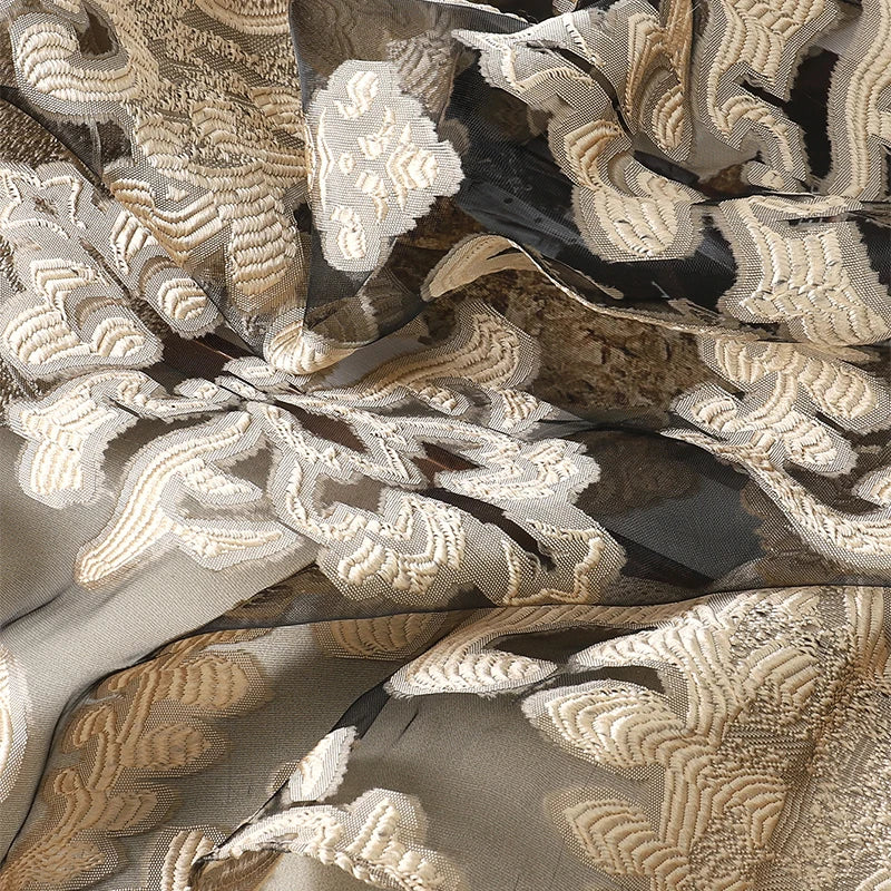 Fashion Women Cut Flowers Hollow Lace Gradient Flower Silk Scarf Spring Shawls and Wraps Towel Femme Beach Sjaals