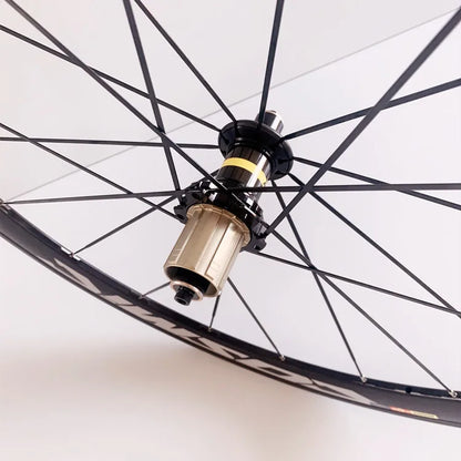 New White Black Gray 700C 50mm Road bike alloy bicycle wheelset clincher rims V Disc brake Thru Axle center lock hubs wheels