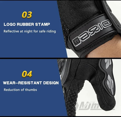 Man's Motorcycle Rider Fabric Gloves for Ktm Man Summer Touchscreen & Motocross Anti-fall Palm Accessories Sports Cycling mitten