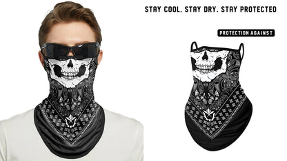 Motorcycle Warm Scarf Thick Ski Mask Windproof Polar Fleece Winter Riding Cold-proof Face Towel Unisex Outdoor Hiking Neck Cover