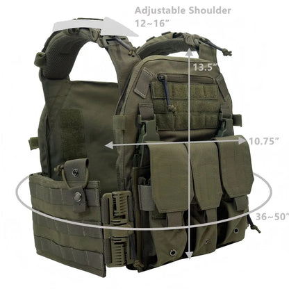 EMERSONGEARS 1000D Nylon Fabric Quick Releaseable  6094 tactical vest with Triple magazine pouch 094K style  Tactical vest
