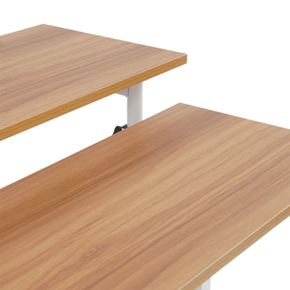 Multi Functional Foldable Computer Desk Adjustable Portable Laptop Desk Modern Computer Desk Computer with Wheels for Work Study