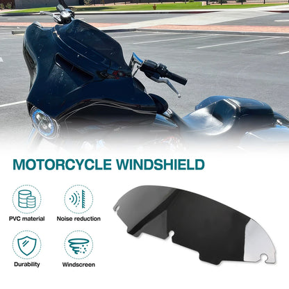 4'' 6"8'' Windshield Fairing Windscreen Cover For Harley Electra Street Glide Touring1996-2013 Black/Smoke