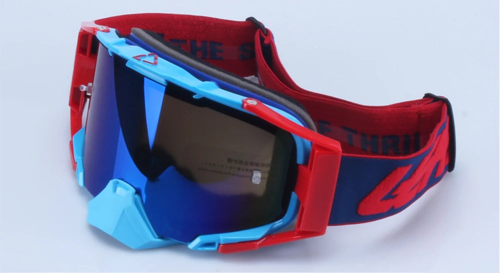 Men's Motocross Goggles 6.5 Double Layer Anti Fog Cycling Glasses Motorcycle Helmet Glasses Gafas Para Mask for Sports Outdoor