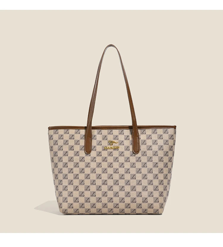 Retro vintage floral classic fashionable handbag with large capacity, elegant and easy to match underarm single shoulder bag