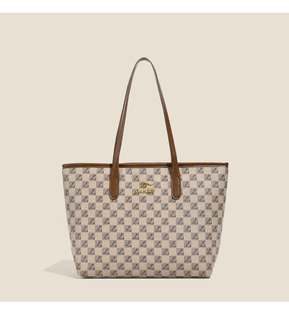 Retro vintage floral classic fashionable handbag with large capacity, elegant and easy to match underarm single shoulder bag