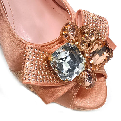 Venus Chan Nigerian Women Heel Party Shoes and Bag Set Royal Blue Colour Rhinestone Handbag Italian Design Wedding INS 2024