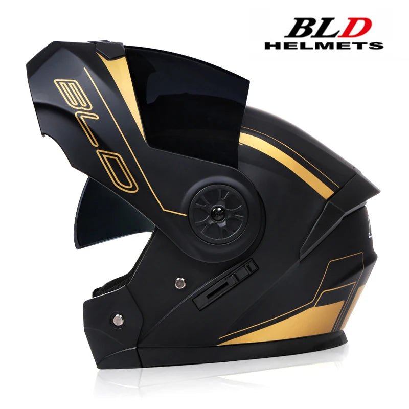 DOT Approved Personalised Flip Up Motorcycle Helmet For Men Women Safety Downhill Motocross Racing Modular Full Face Casco Moto