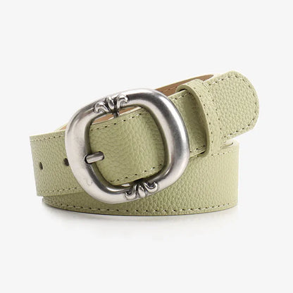 Leopard Print Belt Women's Fashion Casual Versatile Jeans Accessories Girdle Gothic Retro Pu Leather Pin Buckle Waistband