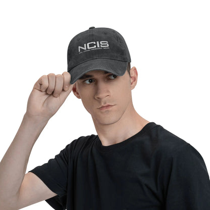 NCIS Naval Criminal Investigative Service Baseball Cap Retro Distressed Washed  Sun Cap Unisex Outdoor Unstructured Soft Hats
