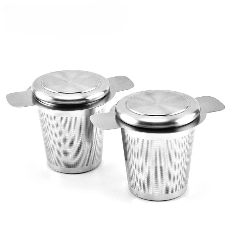 1PCS Reusable Tea Leak Stainless Steel Filter Coffees Infuser Basket Tea Strainer Teapot Cup Filter Multi- Teapot Infuser Leak
