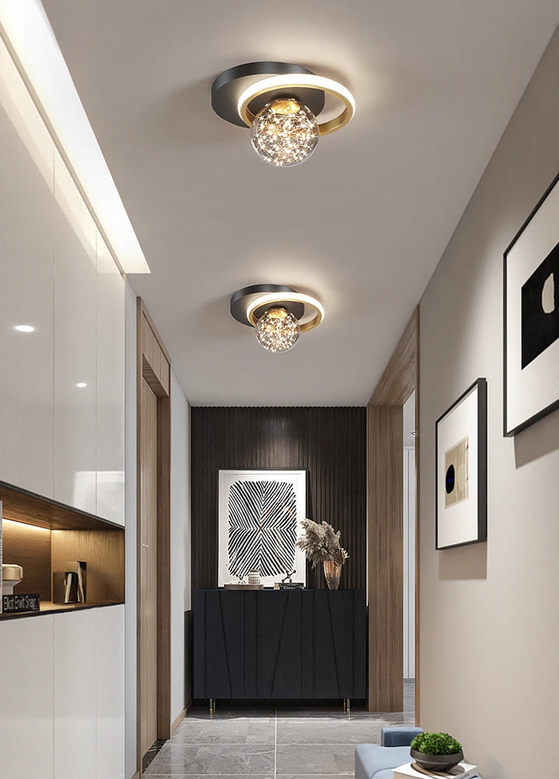 2023 New Aisle Ceiling Lamp Home Decor Living Room Dining Table Bedroom Closet Cloakroom Corridor Modern Small Ceiling Light led