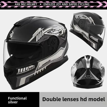 Unisex Motorcycle Helmet Winter Anti-Fog Warm Full Cover Helmet For Men And Women Electric Car Cycle Motorcycle Equipment Access
