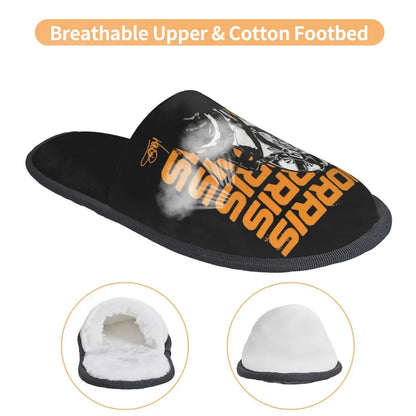 Custom British Lando Norris Racing Driver Guest Slippers for Spa Women House Slipper