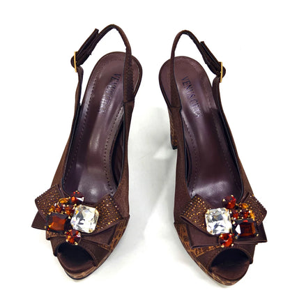 Venus Chan Nigerian Women Heel Party Shoes and Bag Set Royal Blue Colour Rhinestone Handbag Italian Design Wedding INS 2024