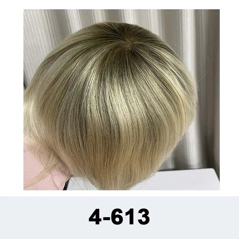 French Lace Wigs for Men Bleach Knots Lace Front Toupee Man Wig Full Lace Male Hair Prosthesis Natural Human Hair Lace Men's Wig