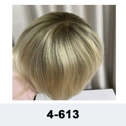 French Lace Wigs for Men Bleach Knots Lace Front Toupee Man Wig Full Lace Male Hair Prosthesis Natural Human Hair Lace Men's Wig
