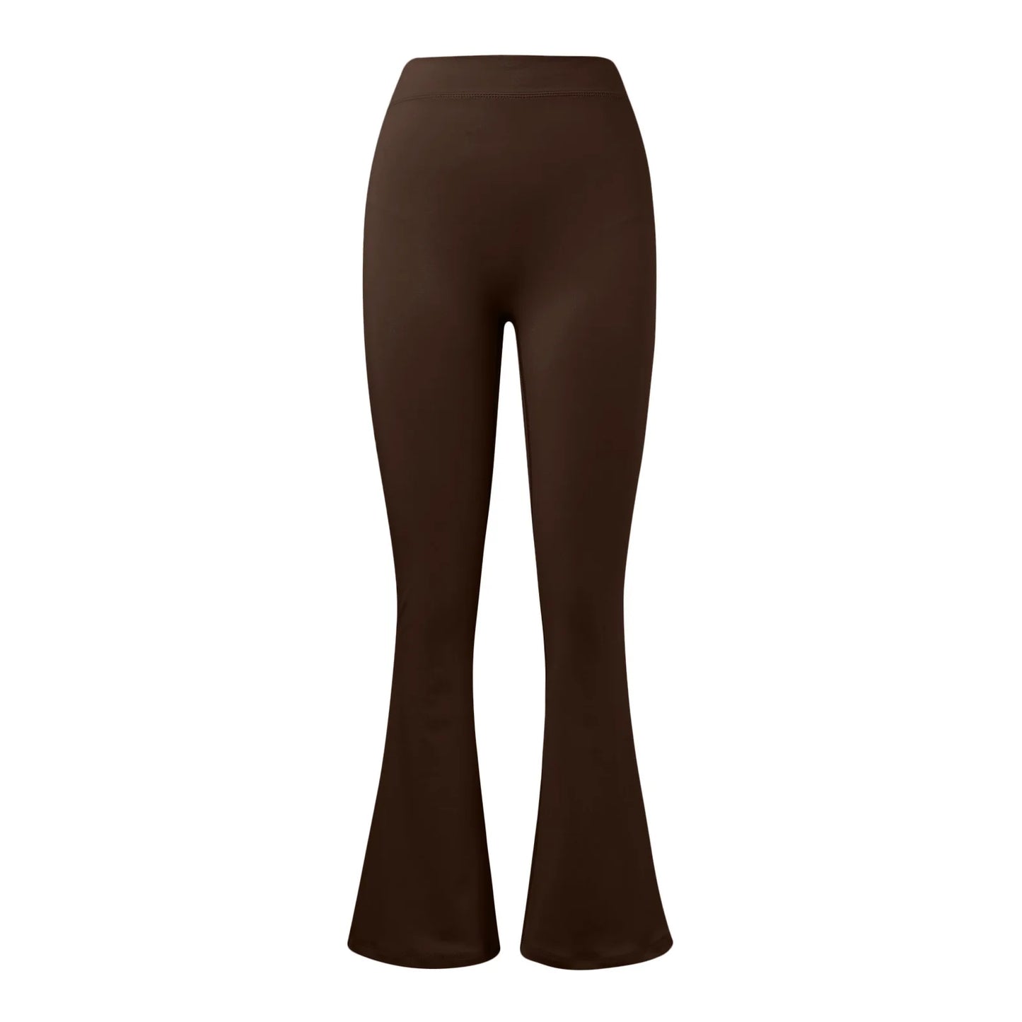 New Fashion Women's Flare Leggings V-shaped Hip Yoga Pants High Waist Wide Leg Pants Women Gym Sport Flared Pant Casual Leggings