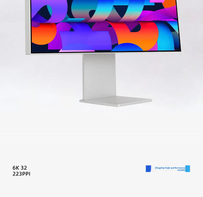 6K/4K monitor 32 ,27inch bezel MAC high definition external gaming computer LG mirror screen design photography vertical screen