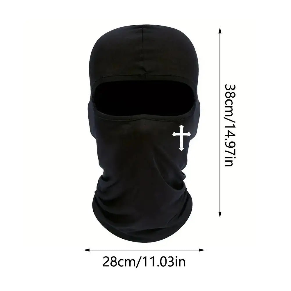 Christian Balaclava Cross Ski Mask Full Face Mask Cover Faith Shiesty Jesus Face Cover Breathable Men Women Sports Motorcycling