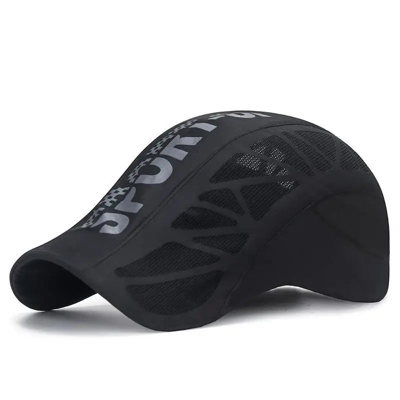 Sport Cap Lightweight Breathable Quick Dry Mesh Stead Hat With Adjustable Fit For Men Women Baseball Hat Golf Driving Cycling
