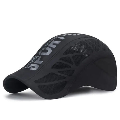 Sport Cap Lightweight Breathable Quick Dry Mesh Stead Hat With Adjustable Fit For Men Women Baseball Hat Golf Driving Cycling
