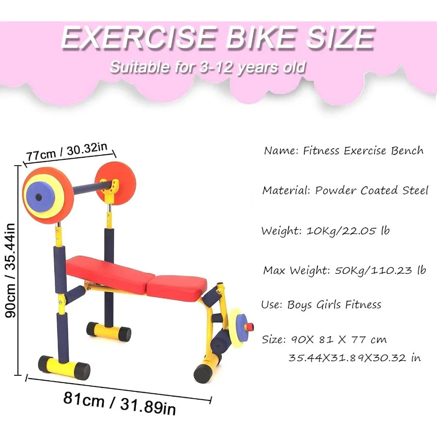 Fitness Exercise Equipment for 's Workout Bike with Adjustable Treadmill Durable Easy to Install Ideal for Home Use Promotes Ph