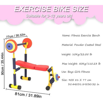 Fitness Exercise Equipment for 's Workout Bike with Adjustable Treadmill Durable Easy to Install Ideal for Home Use Promotes Ph