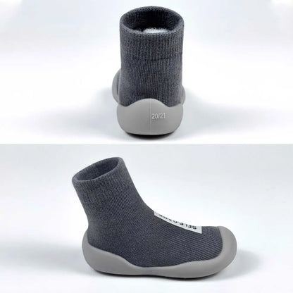 Baby Sock Shoes Anti Slip Toddler First Step Shoe Infant Floor Booties Newborns Rubber Sole Socks Home Slippers for Boys Girls