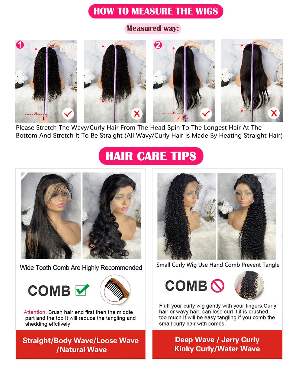 13x4 Reddish Brown Deep Curly Lace Frontal Wigs 13x6 Lace Frontal Human Hair Wigs Deep Wave Fall Colored Human Hair Lace Wigs
