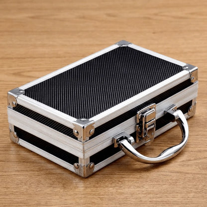 Shockproof Aluminum Alloy Tool Box Impact Resistant Drop-Resistant Portable Tool Case Protective Handheld Safety Briefcase
