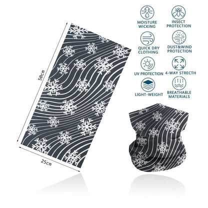 Motorcycling Running Outdoor Sports Face Bandanas Men Neck Warm Gaiter Women Headscarf UV Protection Seamless Tube Face Shield