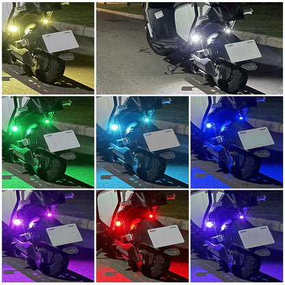 Wireless Car Atmosphere Light LED Strobe Lights Warning Lights RGB Led Aircraft Strobe Lights Car Motorcycle LED Lamp