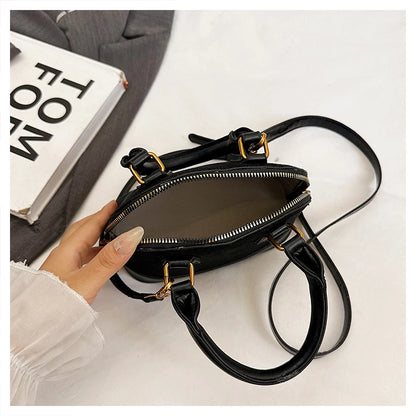 Trend Luxury Designer Ladies Handbag Women's Vintage PU Leather Shell Bag Casual Crossbody Bags for Women Shoulder Bag for Phone