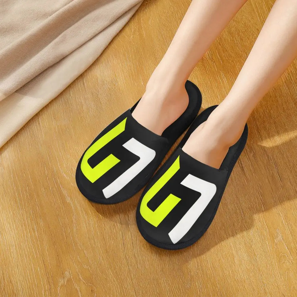 Custom British Lando Norris Racing Driver Guest Slippers for Spa Women House Slipper