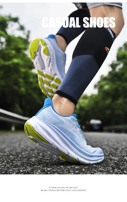 Men's Running Shoes Luxury Shoes Couple Outdoor Sneakers Cushioning Breathable Mesh Off-road Trainer Shoes Race Non-Slip Fashion