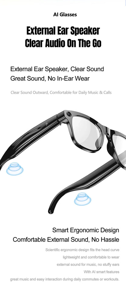 Xiaomi AI Smart Glasses 8K HD Photochromic Multifunction Translate Camera Glasse Bluetooth Calling Voice Assistant Music Player